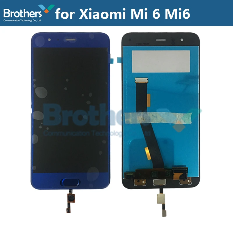 LCD Screen for Xiaomi Mi 6 LCD Display for Xiaomi 6 Mi6 With Fingerprint Frame Touch Screen Digitizer LCD Assembly Original 100% (4)