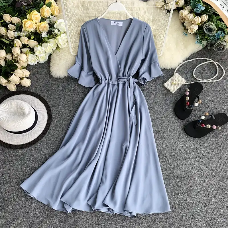 casual summer dresses below the knee