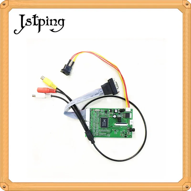 Jstping дисплей ЖК-дисплей экран панели TTL LVDS 40pin HDMI драйвер контроллера Совета монитор AV VGA кабель для Raspberry Pi