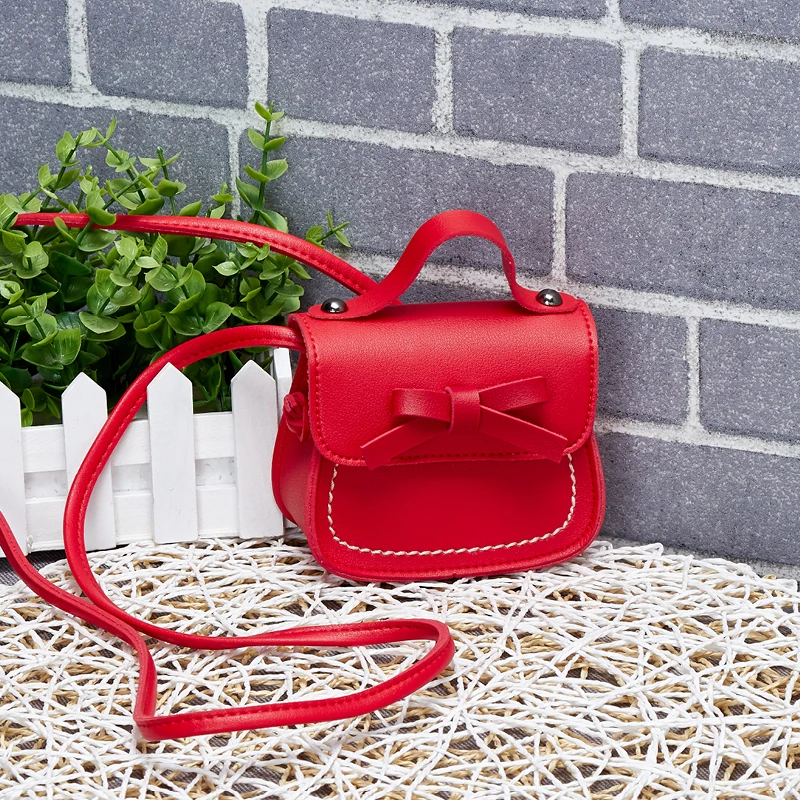 

Children Girls Cute Bow Bag Handbag Purse for Baby Girls Mini Shoulder Crossbody Bag kids Birthday Christmas gift sac a main