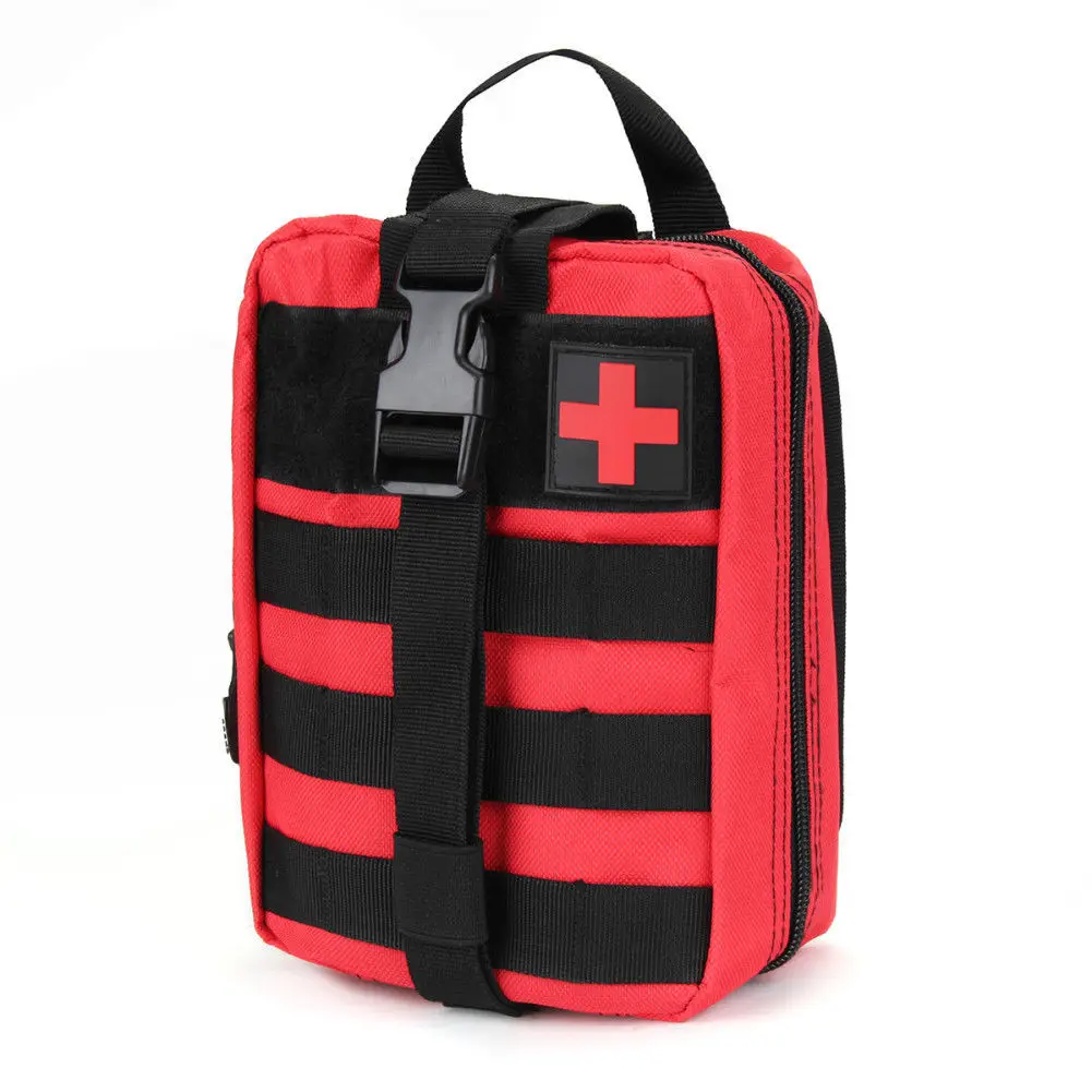 Outdoor Hiking EDC Molle Tactical Pouch Bag Emergency First Aid Bag survive Kit Package Travel Camping Climbing Medical Kits Bag