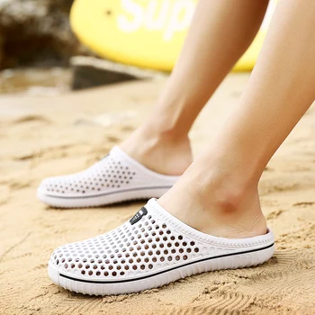 

Summer shoes men sandals 2019 fashion breathable beach sandals men casual shoes lightweight hollow out slippers man shoes