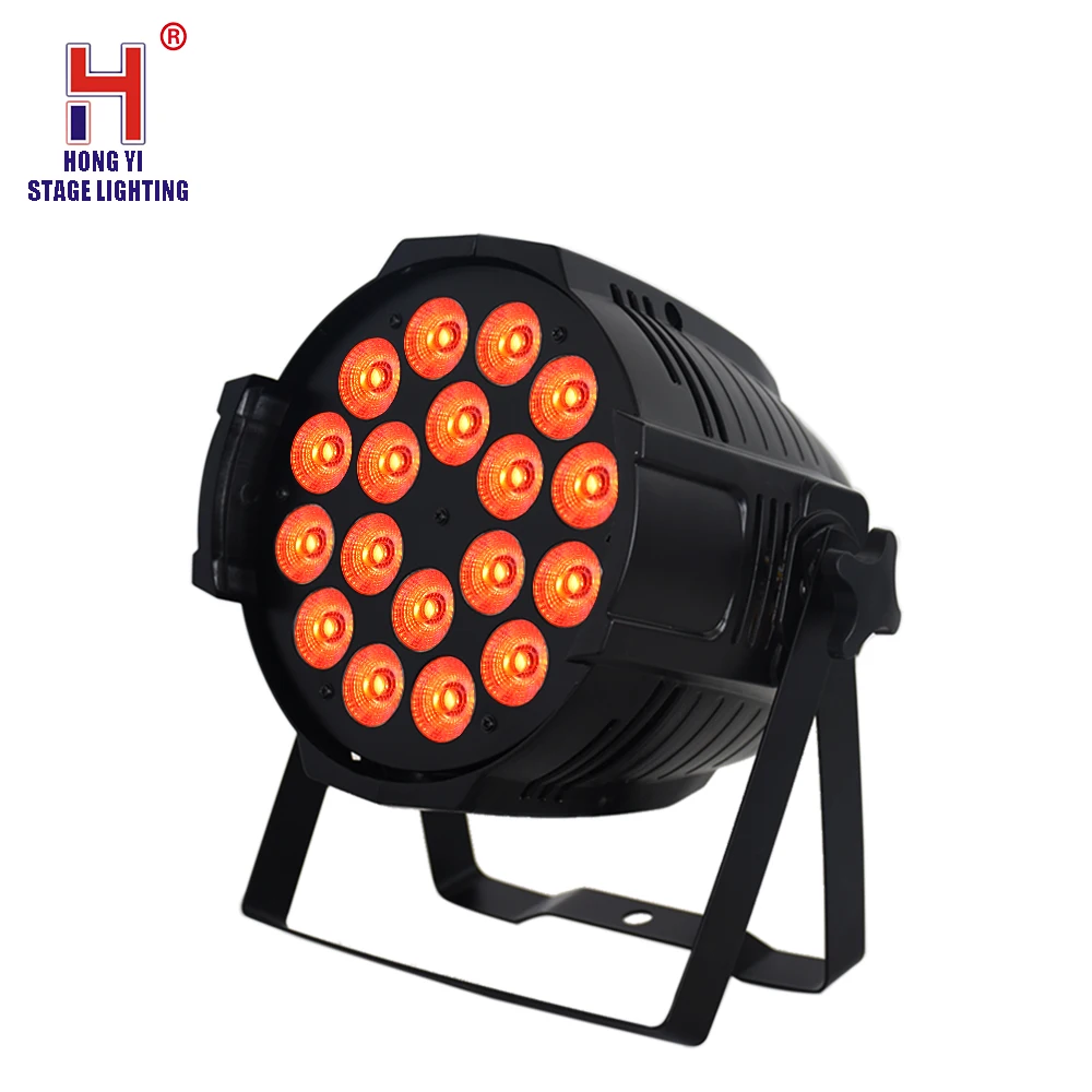 

RGBW LED Par Lights 18x12W LED DMX 4-in-1 Par Stage Lighting Super Bright for DJ Event Party Show