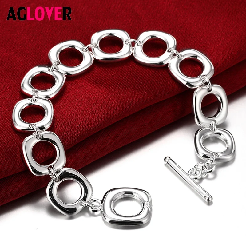 

Silver 925 Original Bracelet Jewelry Free Shipping Ladies Popular Romantic Gorgeous Bracelet Gift