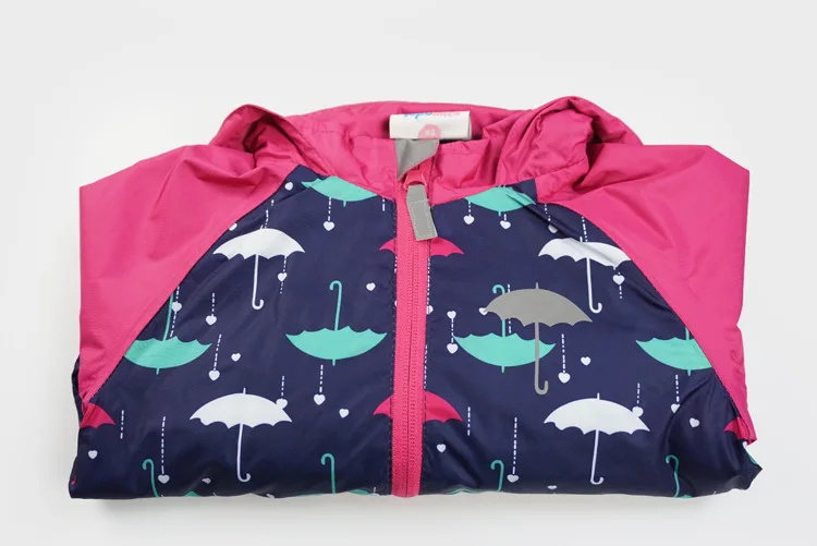 Ветрозащитная куртка и штаны для маленьких девочек, ветрозащитный/водонепроницаемый костюм, комплект ветрозащитной одежды, Детский костюм с курткой+ комбинезон