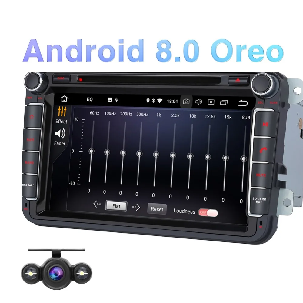 

Pumpkin 2 Din 8'' Android 8.0 Car Radio DVD Player GPS Navigation For VW/Skoda/Seat/Golf Car DVR 4GB RAM Wifi 4G FM Radio Stereo