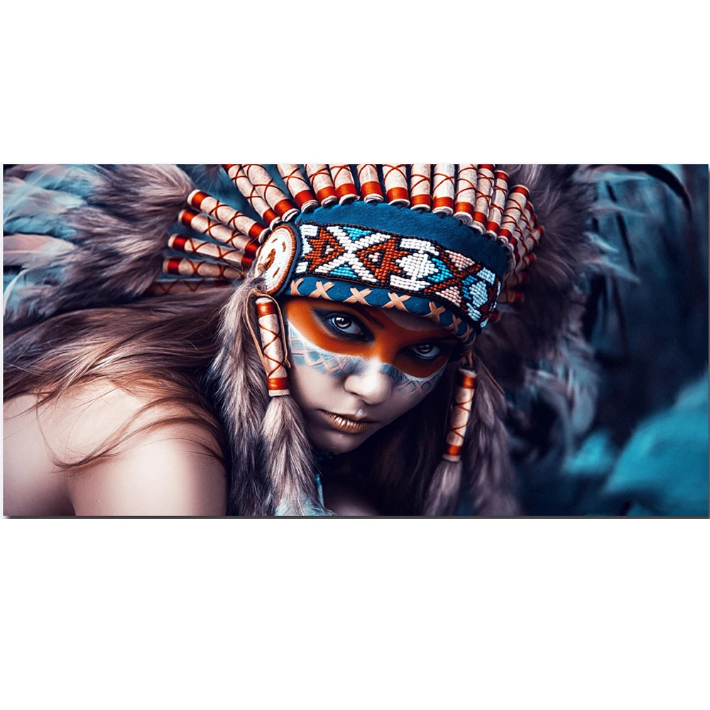 

DIY Indiana Girl diamond painting Indiana Girl Beauty dimaond embroidery full drill diamond painting mosaic full round drill