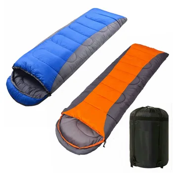 

Envelope Type Cotton Sleeping Bag Portable Waterproof Spring and Autumn Sleeping Bag For Camping Traveling Hiking