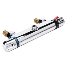 Современный медный термостатический душевой смеситель клапан бар Замена клапан выход дома аксессуары для ванной комнаты