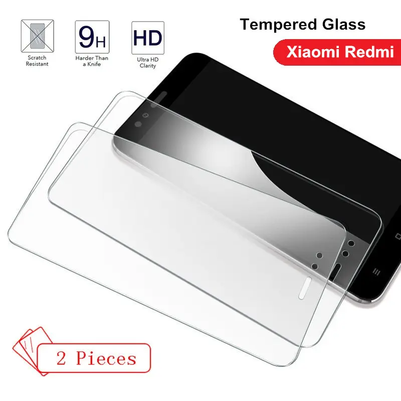 

2PCS Tempered Glass For Xiaomi redmi 6 6A 7 7A K20 Pro 4X 5 plus Redmi Note 5 6 7 Pro 9H Screen Protector Cover Toughened Film