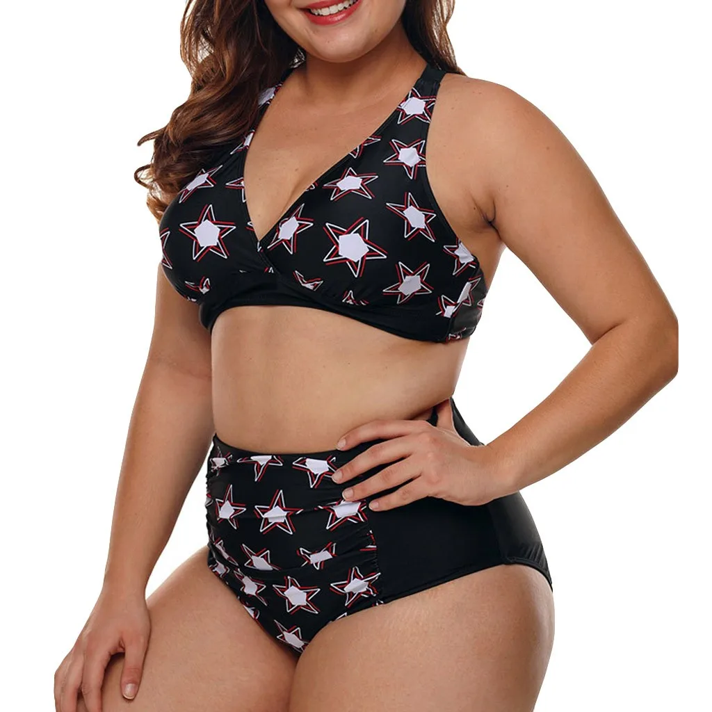 

Cute Polka Dot Thong Bikini Sexy Bandeau Brazilian Bikini Set Large Size Bow Swimwear Halter Push Up Swimsuit Beach Suit #Y1