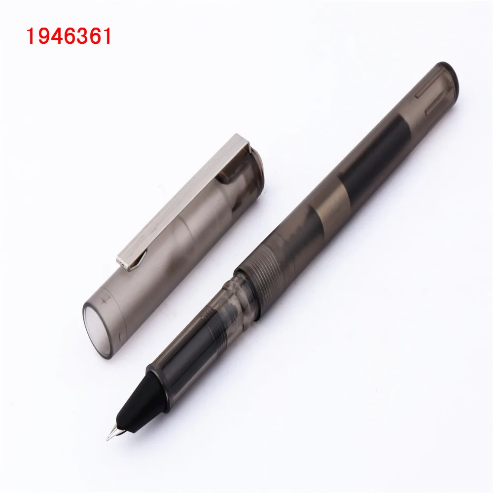 

JINHAO 991 Transparent Black color Extra fine Nib Fountain Pen New Students child Practice pens