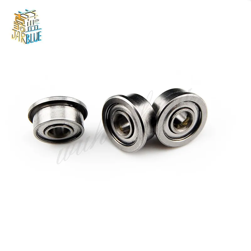 New 5pcs Flange Ball Bearing F676ZZ 6*10*3 mm Metric flanged Bearing