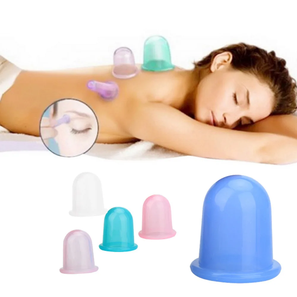 

1PC Professinal Family Body Massage Helper Anti Cellulite Vacuum Silicone Cupping Cups Health Care Makeup Tool Kits