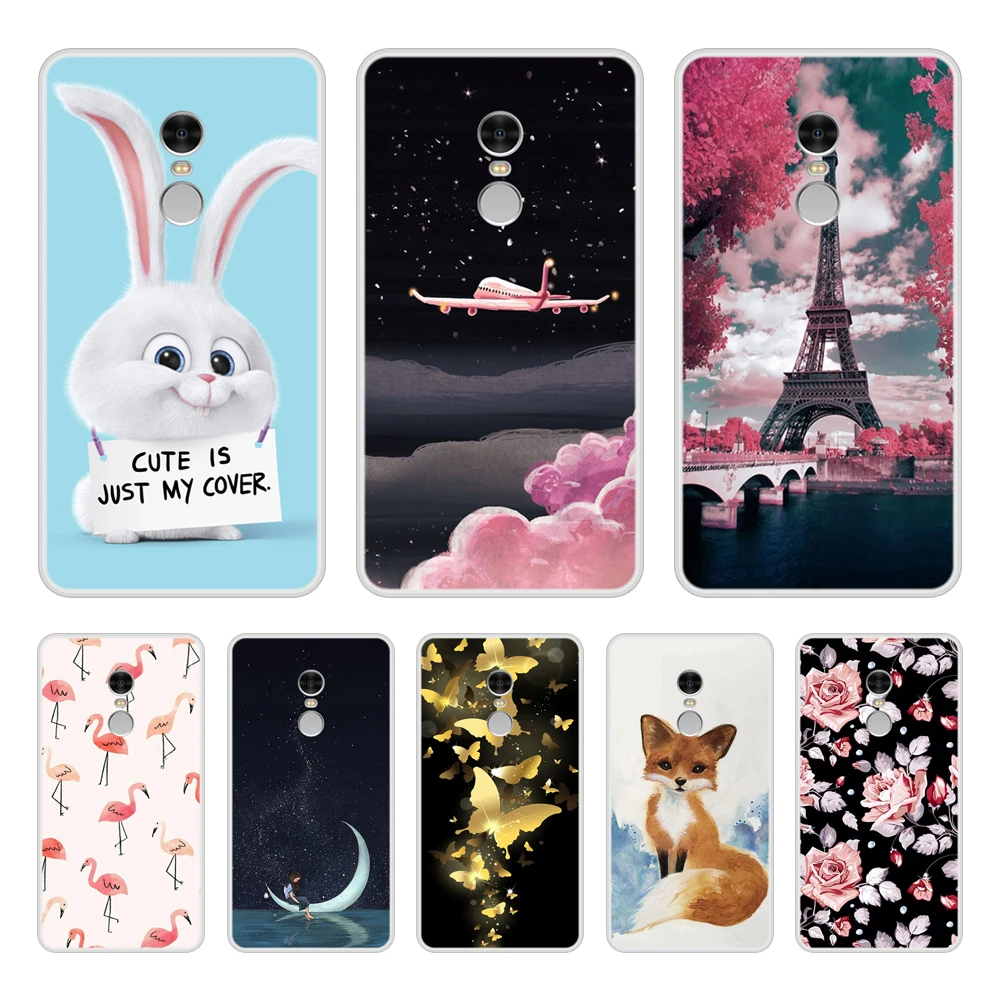 

Phone Case for Xiaomi Redmi Note 4 Soft Silicone TPU Cool Design Pattern Print for Xiaomi Redmi Note 4 Cases