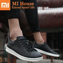 Xiaomi Mijia натуральная кожа PlateShoes удобная модная обувь для отдыха для мужчин и женщин обувь для скейтборда поддержка смарт-чип