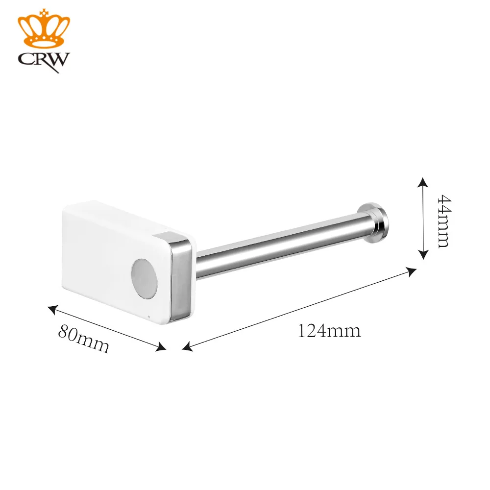 CRW декоративные Ванная комната и туалет Медь и Нержавеющая сталь туалетной Бумага Полотенца держатель с халат молния f3211wc
