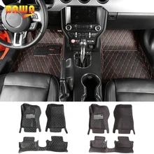 BAWA коврики для Ford Mustang- кожаный коврик для ног анти-грязные аксессуары для Mustang