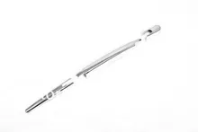 Estilo do carro chrome janela traseira limpador guarnição para nissan qashqai dualis 2007-2009