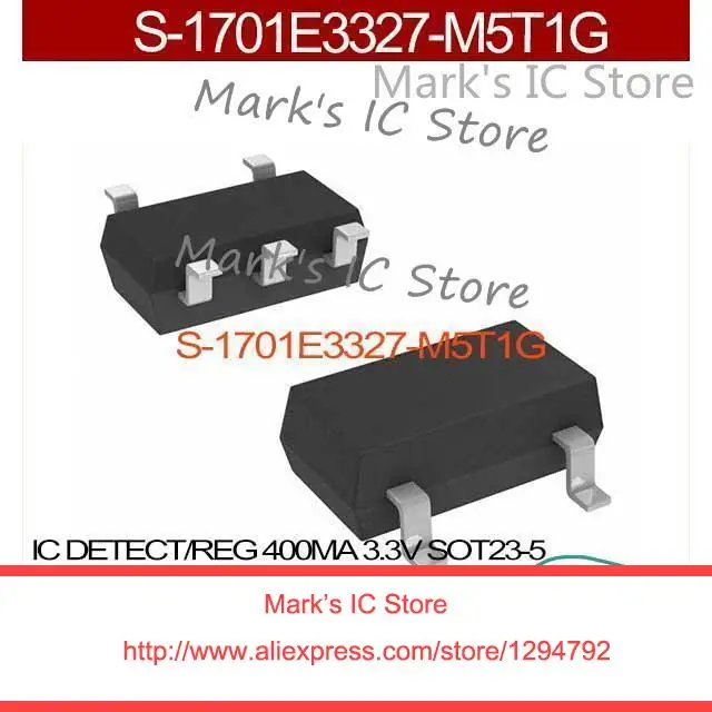 S-1701E3327-M5T1G IC DETECT/REG 400MA 3 V SOT23-5 1701 S S-1701E3327 S1701E3327 S1701 | Электронные компоненты и