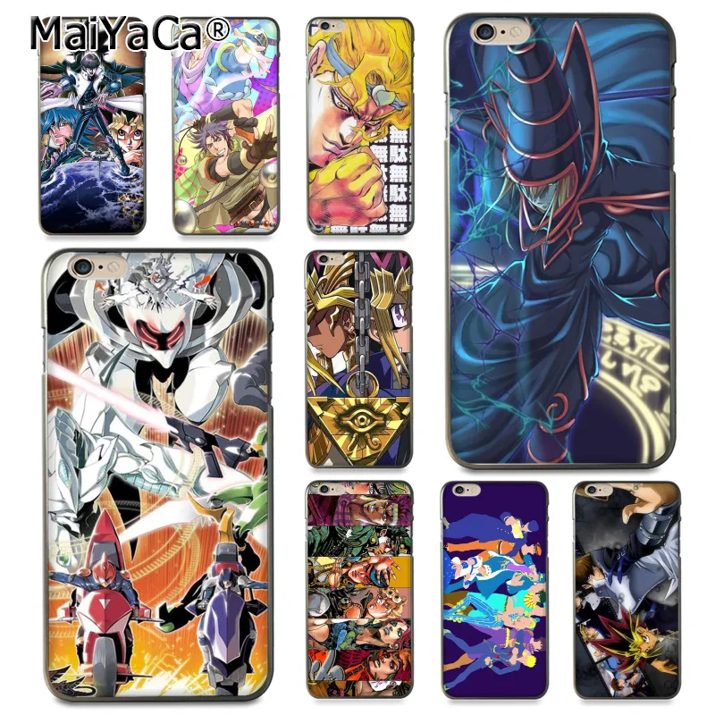 MaiYaCa Yugioh المرأة جوجو مغامرة غريبة كوكه شل جراب هاتف ل أبل فون 8 7 6 6 ثانية زائد X 5 5 ثانية SE 5C الهواتف المحمولة