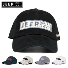 JEEP SPIRIT Brand Summer Baseball Cap Women Men Mesh Breathable Snapback Cap Unisex Adjustable Sport Hats Dad Hat streetwear