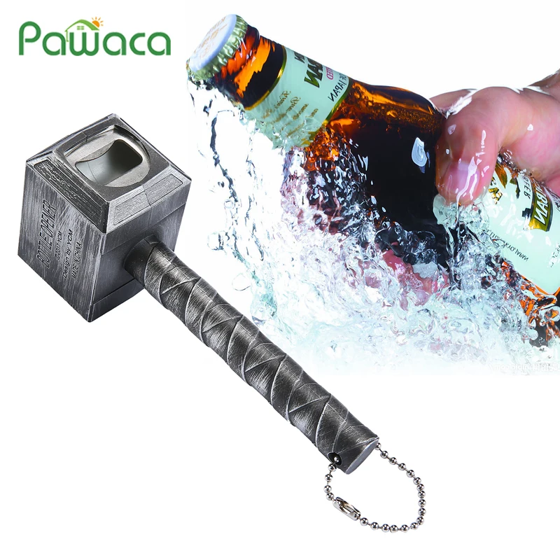 

Beer Bottle Openers Hammer of Thor Shaped Bottle Opener Wine Corkscrew Beverage Wrench Jar Openers For Dinner Party Bar Drinking
