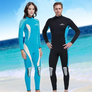 

3MM Neoprene Wetsuit Men Winter Keep Warm Swimming Surfing Long Sleeve Thicker Scuba Diving Swimming Wet Suit fato de mergulho