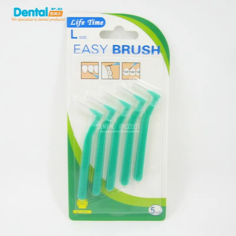 Escova de Alta Dental Floss Oral Care Escova Interdental Dente Lacuna Cuidados Palito Resistência Punho Longo 5 Dental floss oral care escova interdental dente