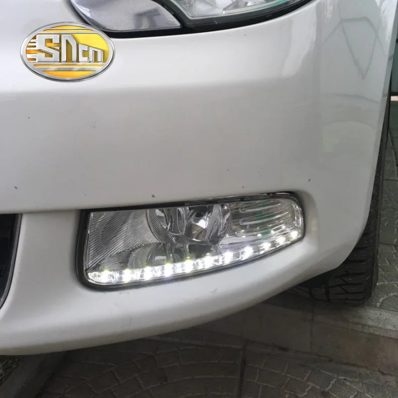 Супер Яркие Водонепроницаемые Автомобильные дневные ходовые огни ABS для Skoda Superb