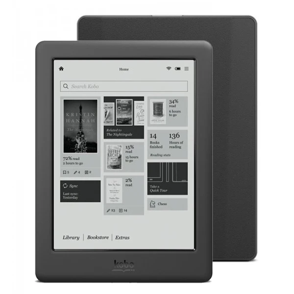 

6 inch Kobo Touch 2.0 E-ink Peal Screen / 4GB / WiFi eBook Reader (N587)