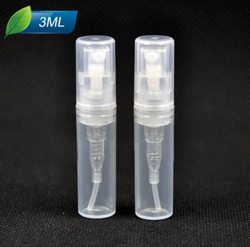 

100pcs 3ml Perfume Atomizer spray Bottles 3cc Transparent Small Empty Spray Bottle Travel mini charge bottle