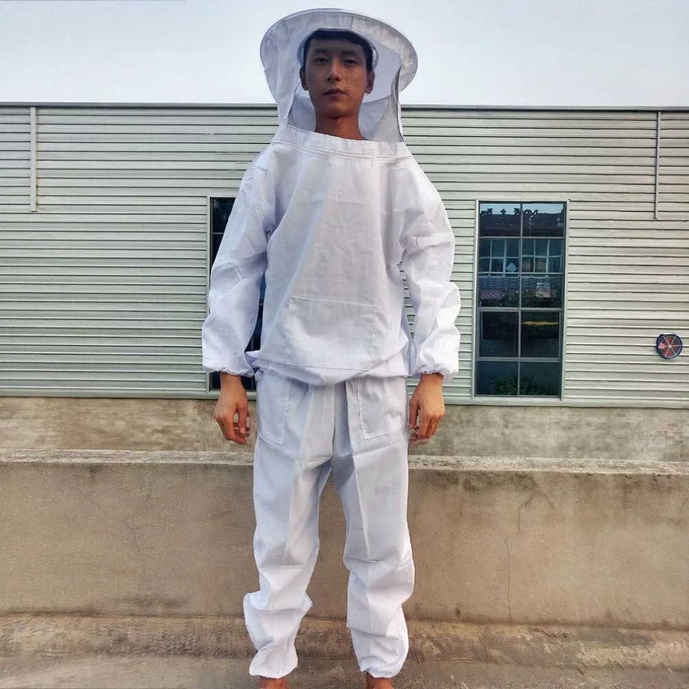 

Comfortable Body Protective Beekeeping Suits Set Unisex Men Women Breathable Defend Bee Keeping Full Body Safety Clothing