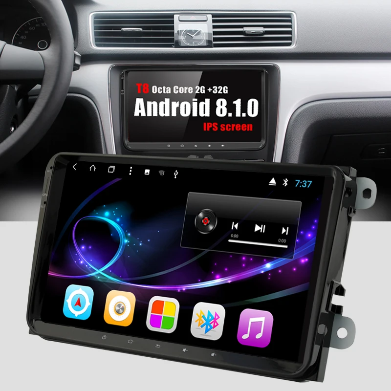 bonroad 9 quot android 8 1 0 radio stereo car multimedia player for volkswagen t5 b6 golf for skoda bonroad 9 quot android 8 1 0 radio stereo car multimedia player for volkswagen t5 b6 golf for skoda