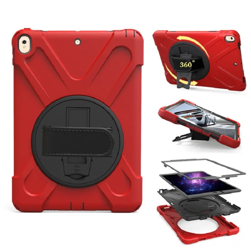 Shockproof Case For iPad Pro 10.5 2017 CaseTablet Kids Safe Silicone Hard Stand Hand Shell For new iPad Air 10.5 Cover Funda     (13)