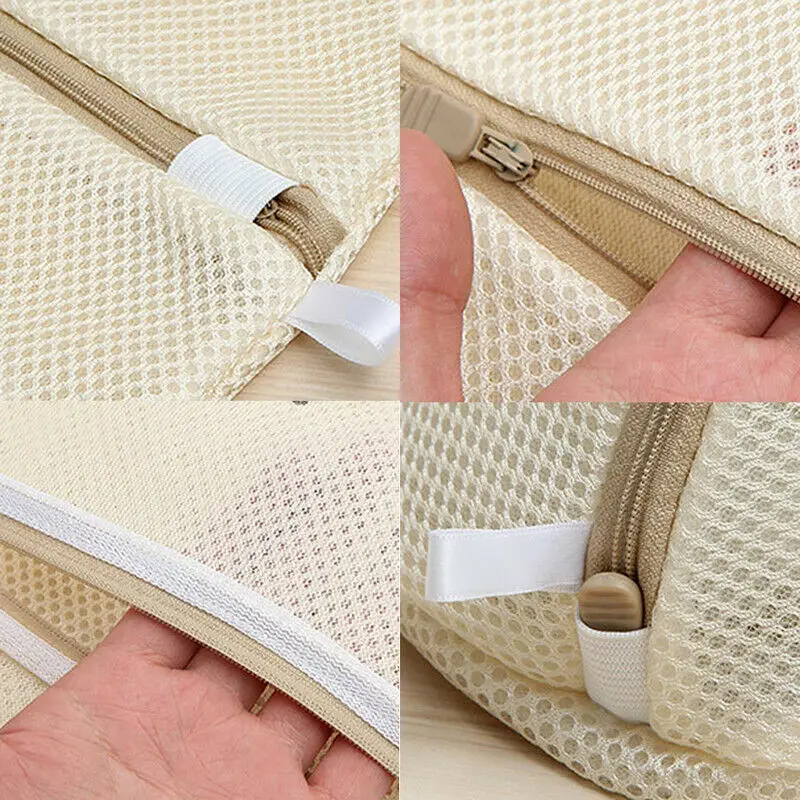Laundry Bags for Washing Machine/Bra Underwear underpants Zip For Socks Mesh Zippered Lingerie For Clothes Wash Kit