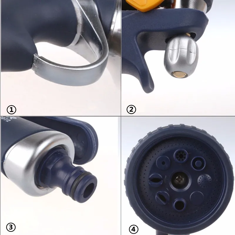 Насадка На садовый шланг RDEER со стандартным соединителем для шланга Водяные Пистолеты Спринклерный пистолет для орошения Распылительная насадка Tuyau de Arrosage Jardin