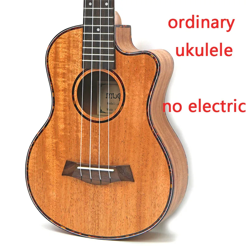 Tenor концертная акустическая электрическая укулеле 23 26 дюймов туристическая гитара 4 струны гитара ra дерево красное дерево вставной музыкальный инструмент - Цвет: Ordinary Ukulele