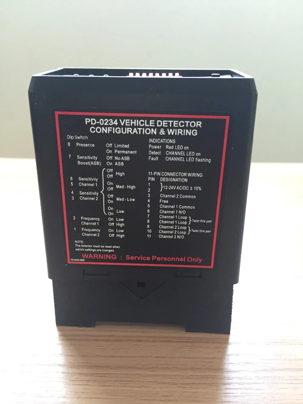 

Barrier Gate Vehicle Loop Detector - Dual Channel / Relay - Adjustable Sensitivity