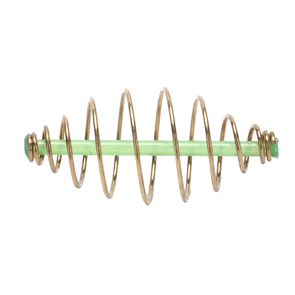 10X приманка пружина для ловли карпа свежая и соленая рыболовная установка Приманка Фидер клетки и метод лидер