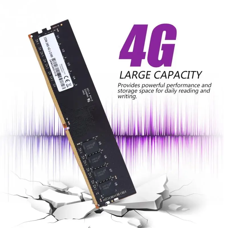 

4GB Large Capacity DDR4 2400MHz Memory Ram 288Pin DIMM Module Board for PC
