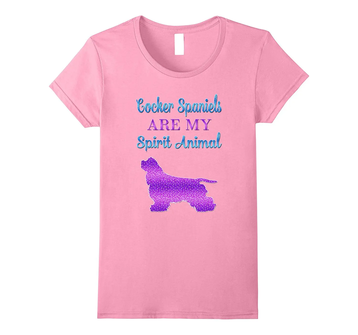 Cocker Spaniels Are My Spirit Animal T Shirt With Plus Size S Xl
