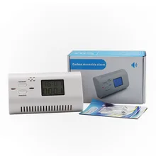 Безопасности домашней безопасности светодиодная подсветка углерода независимых детектор угарного газа Сенсор Carbom окиси сигнализация предупреждающая о возможности отравления детектор