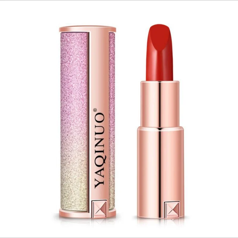 2019 1PC Moisturizing Waterproof Makeup Cosmetics tools High Quality Starlight Lipstick Long Lasting Non-marking Lip stick