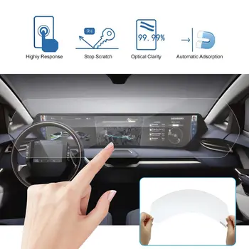 

Tempered Glass Film Automobile instrument Tempered Glass Screen Protector Steel Screen Protective for Tesla Model S X 2014-2018