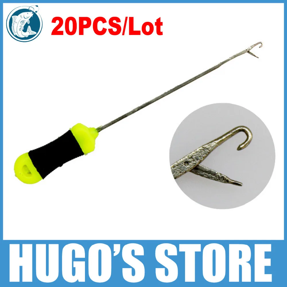Free Shipping 20 Pieces Boilie Loading Needle Hair Rig Baiting Needle