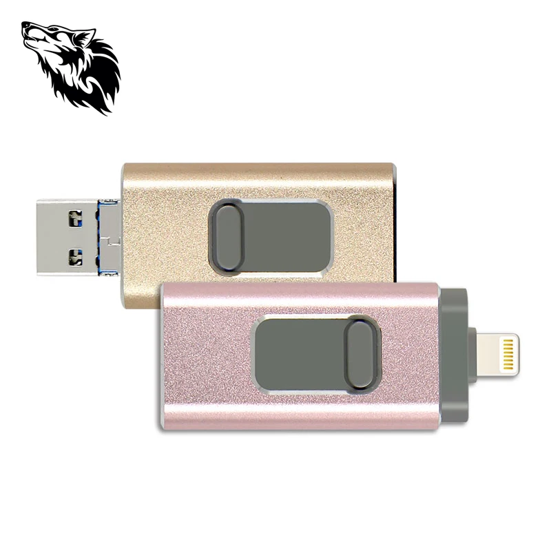 Горячий U диск 3 в 1 Флешка 32 ГБ usb флэш-накопитель 128 ГБ флеш-накопитель 68 ГБ USB флешка для iPhone