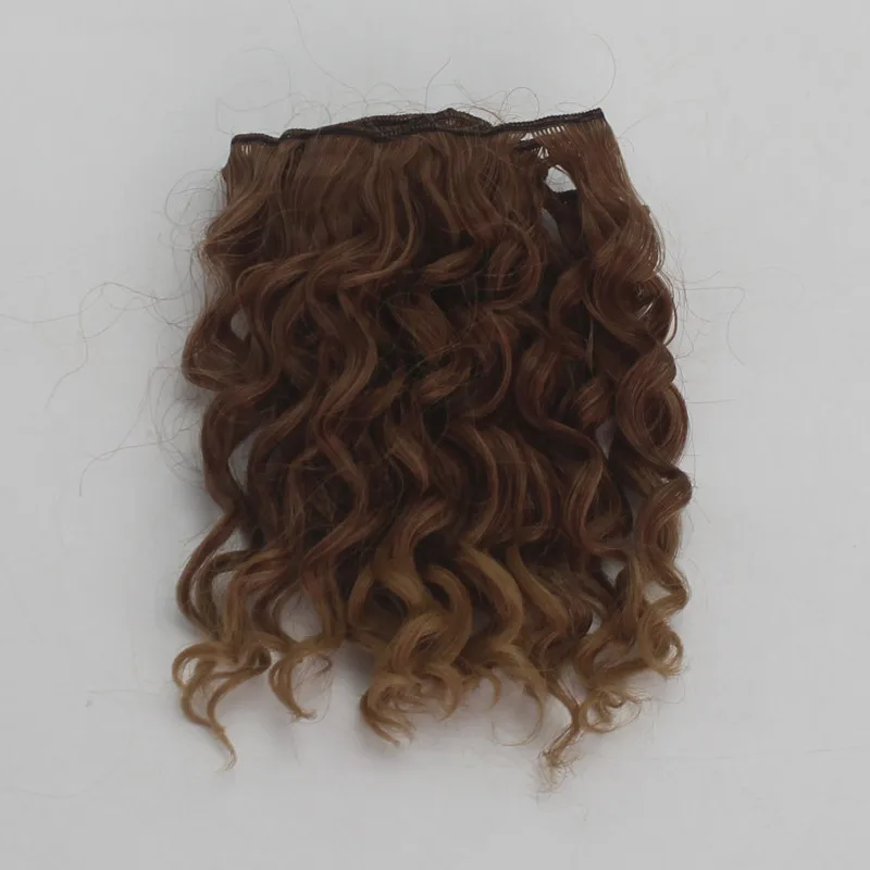 1 шт. 15 см завинчивающиеся кудрявые волосы для всех кукол DIY парик волосы термостойкие волокна Наращивание волос