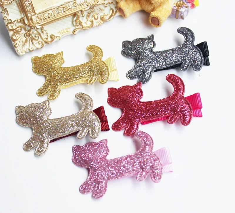 

Hair Clip Lovely Cat Kitten Hairpin Flash Cute Ultrasound Products Headdress Hairpin Tiara De Gatinho Acessorio De Cabelo T