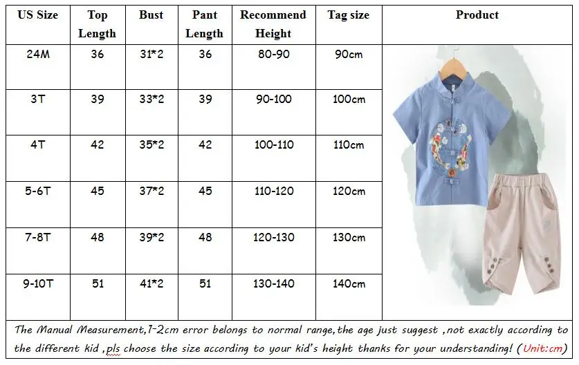 Детский летний костюм в стиле ретро с вышивкой «Тан» футболка в китайском стиле для маленьких мальчиков+ шорты комплект одежды из хлопка и льна для девочек, От 2 до 10 лет детей